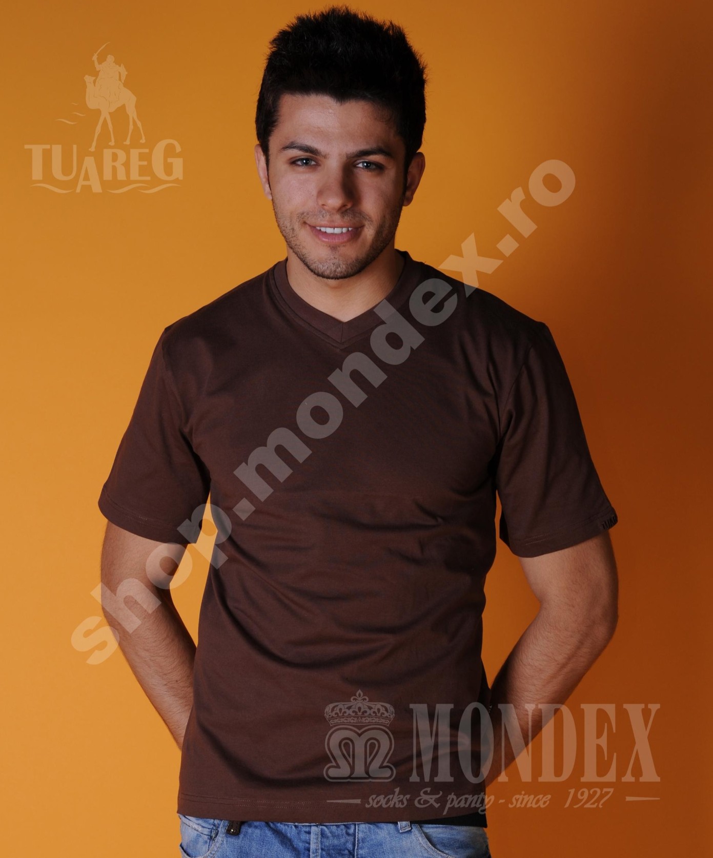 Tricou cu maneca scurta pentru barbati - 8003-1