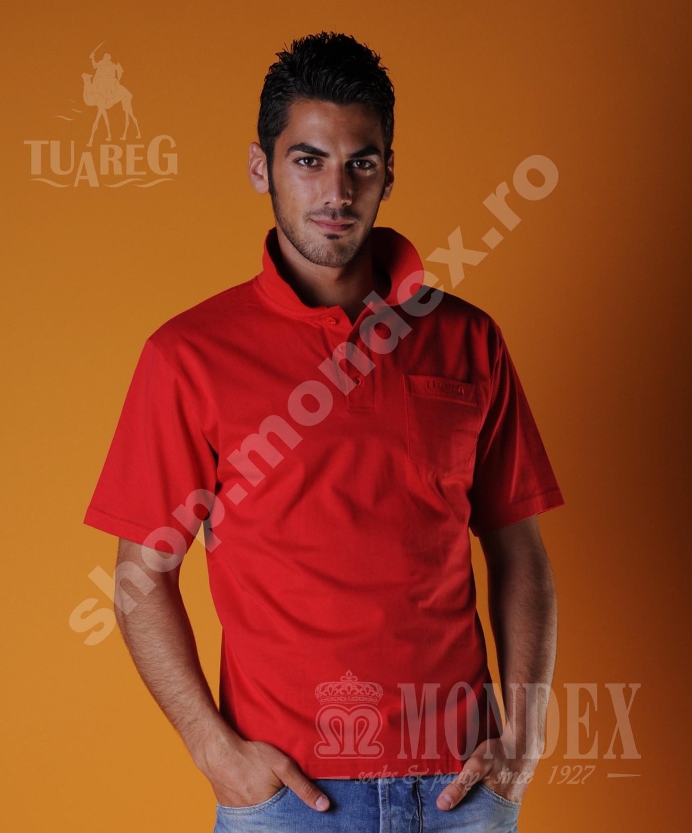 Tricou cu maneca scurta pentru barbati - 8204-1