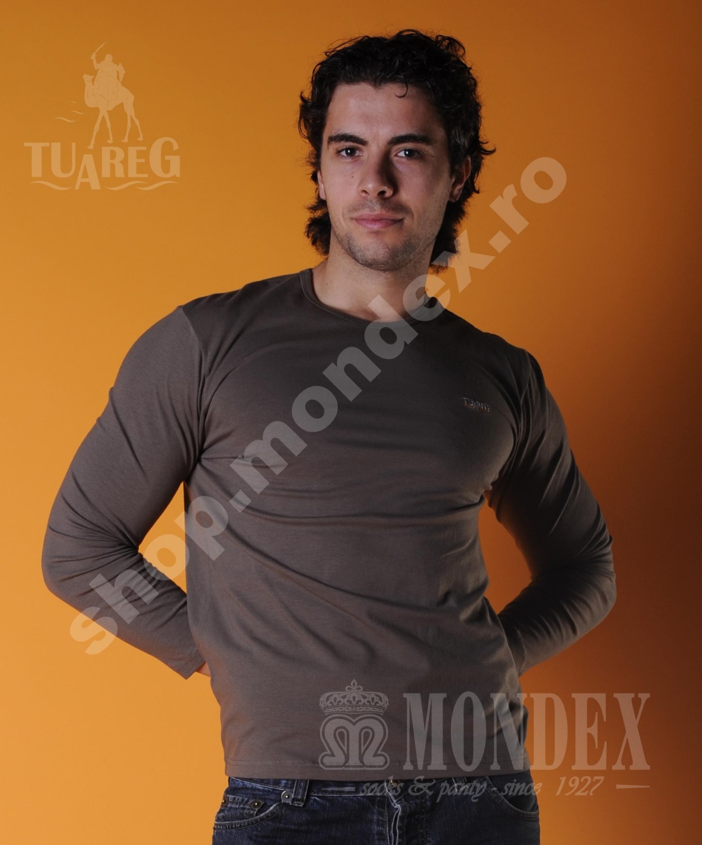 Tricou cu maneca lunga pentru barbati - 8252-1