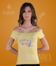 Tricou cu maneca scurta pentru femei - 7008-1