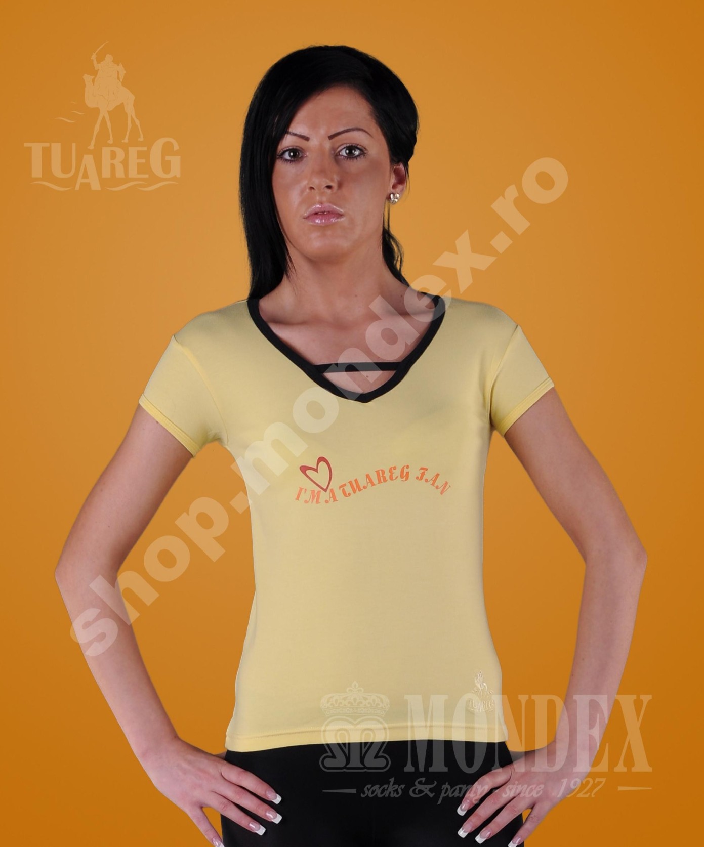 Tricou cu maneca scurta pentru femei - 7009-1