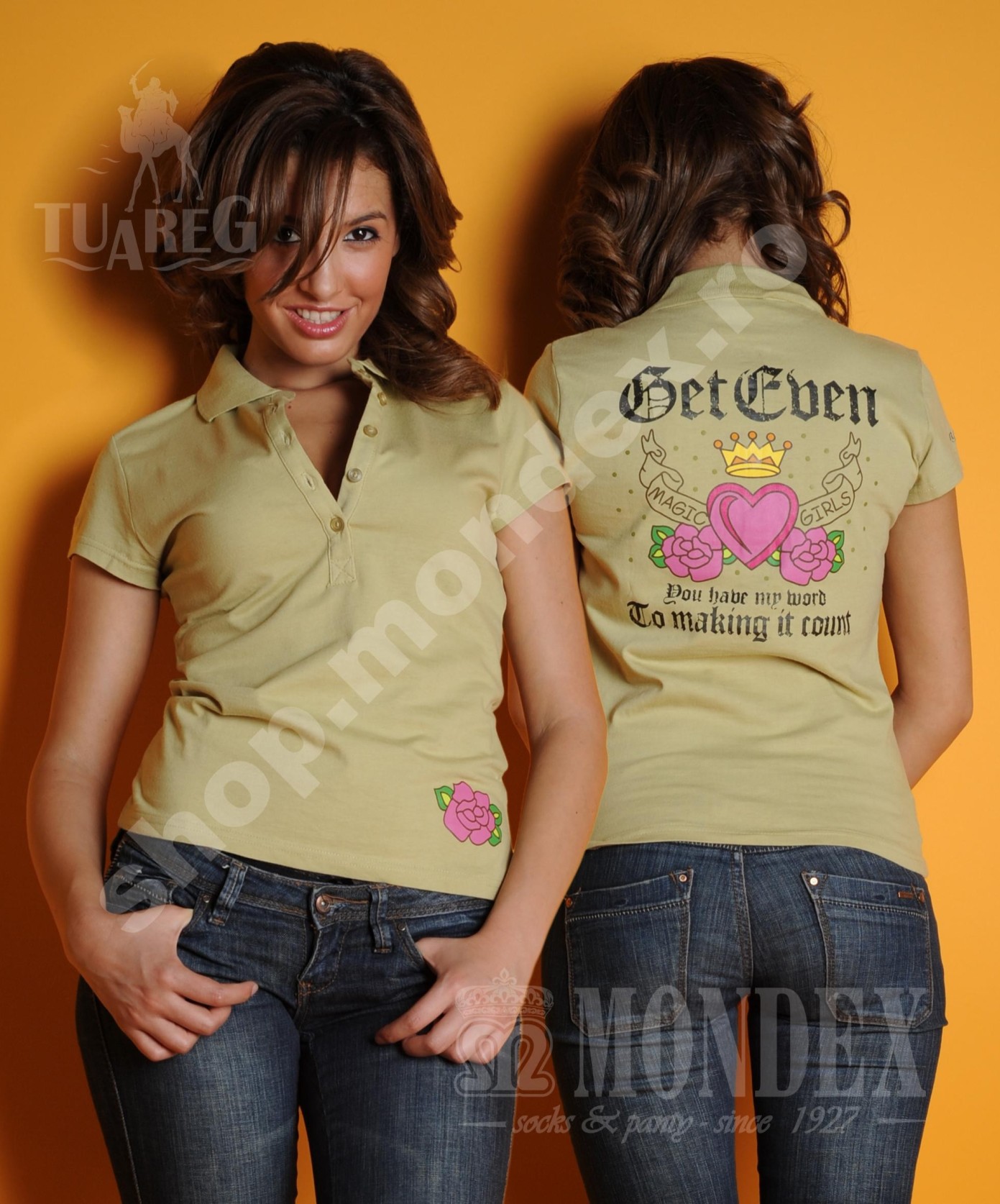 Tricou cu maneca scurta pentru femei - 7201-1