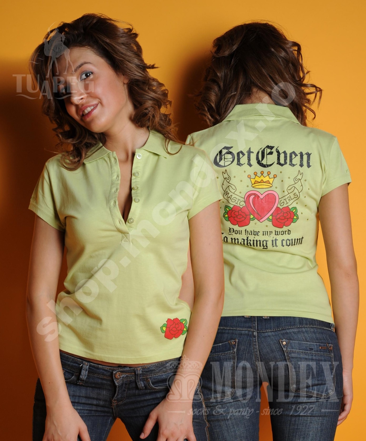 Tricou cu maneca scurta pentru femei - 7201-1