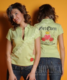 Tricou cu maneca scurta pentru femei - 7201-1
