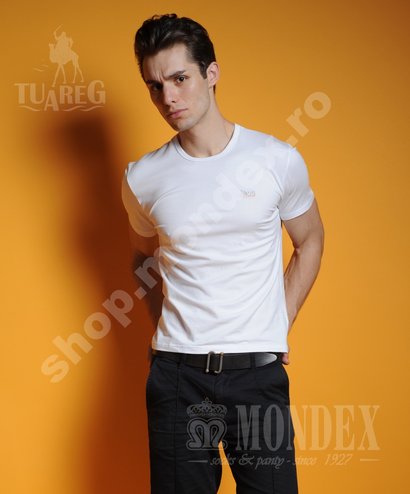 Tricou cu maneca scurta pentru barbati - 8000-1