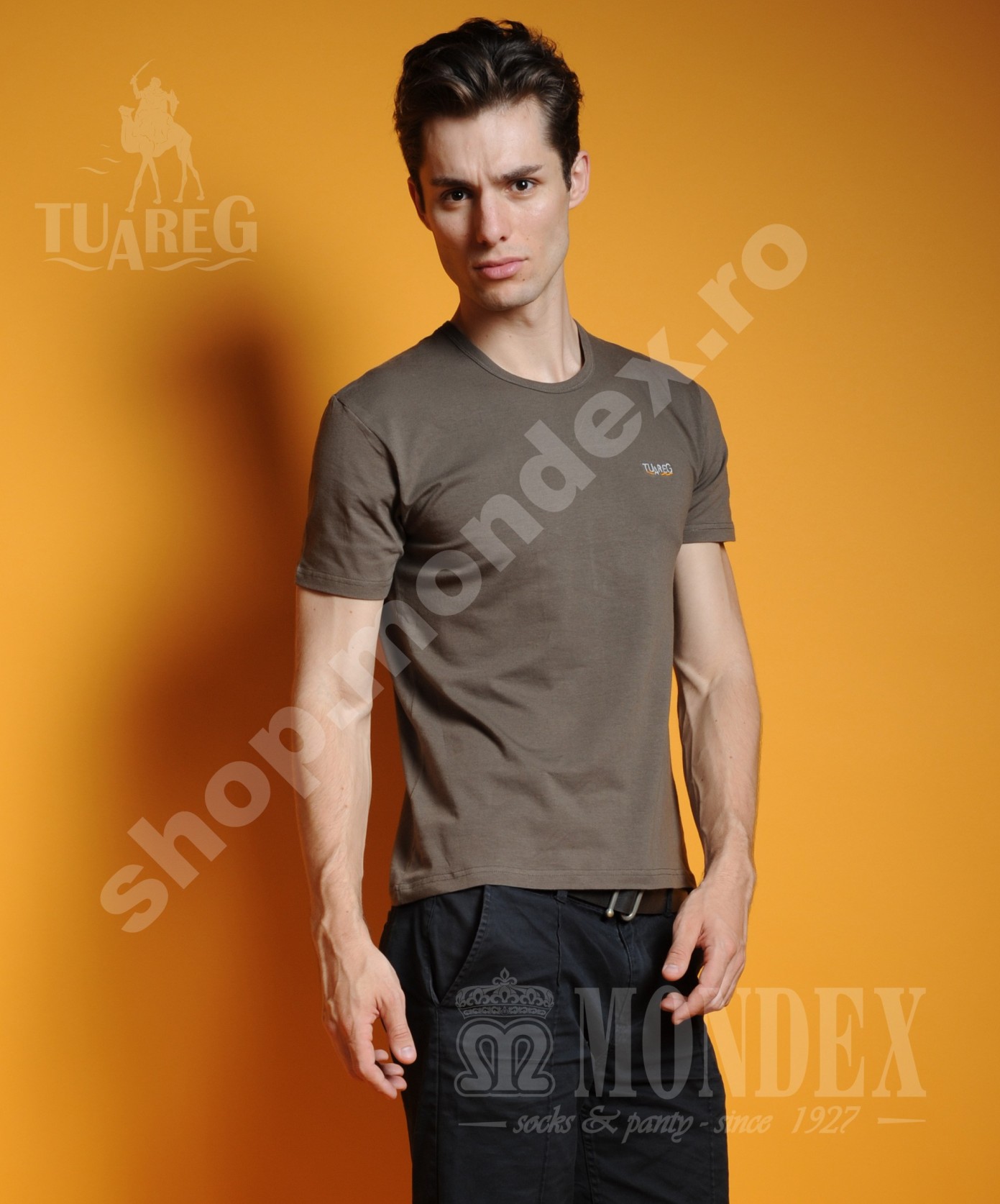 Tricou cu maneca scurta pentru barbati - 8000-1
