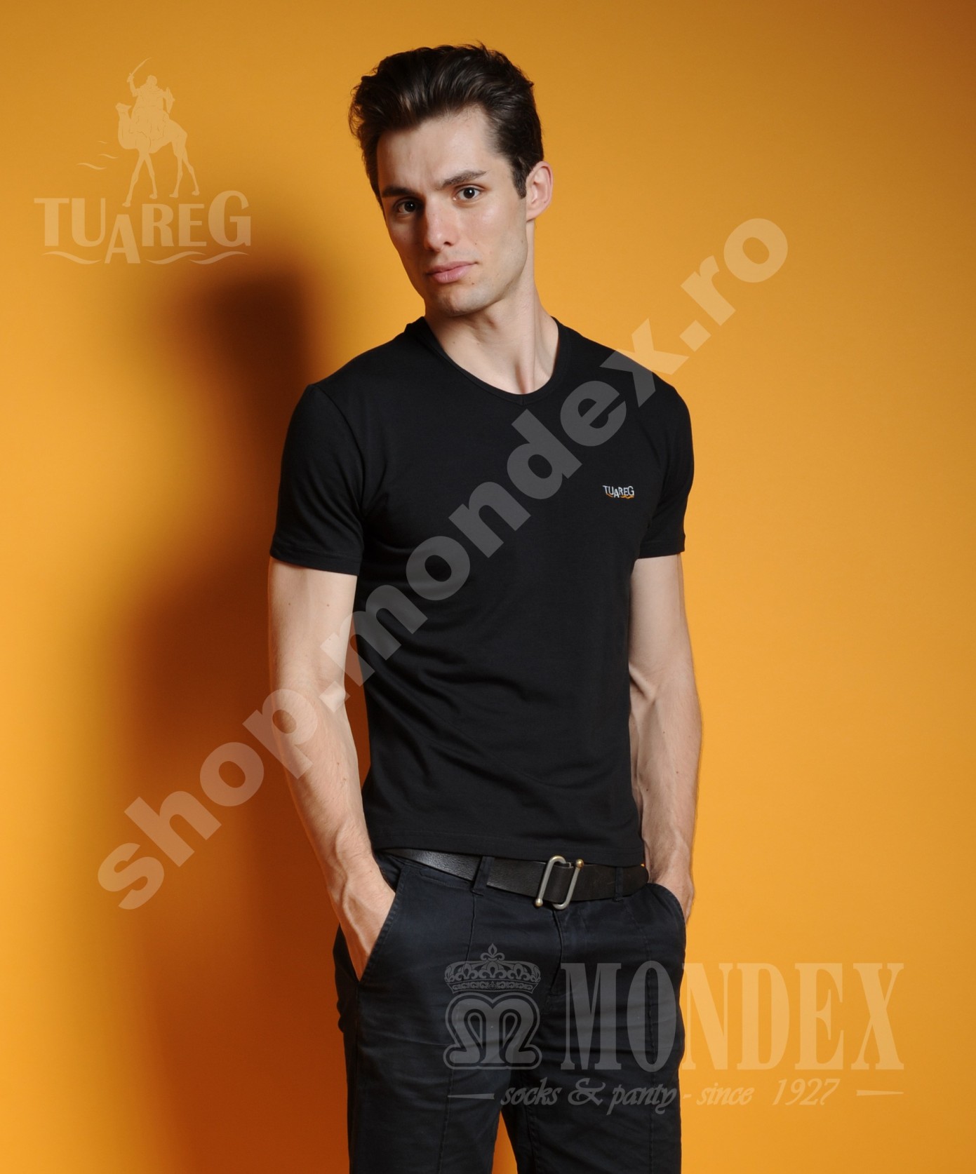Tricou cu maneca scurta pentru barbati - 8001-1