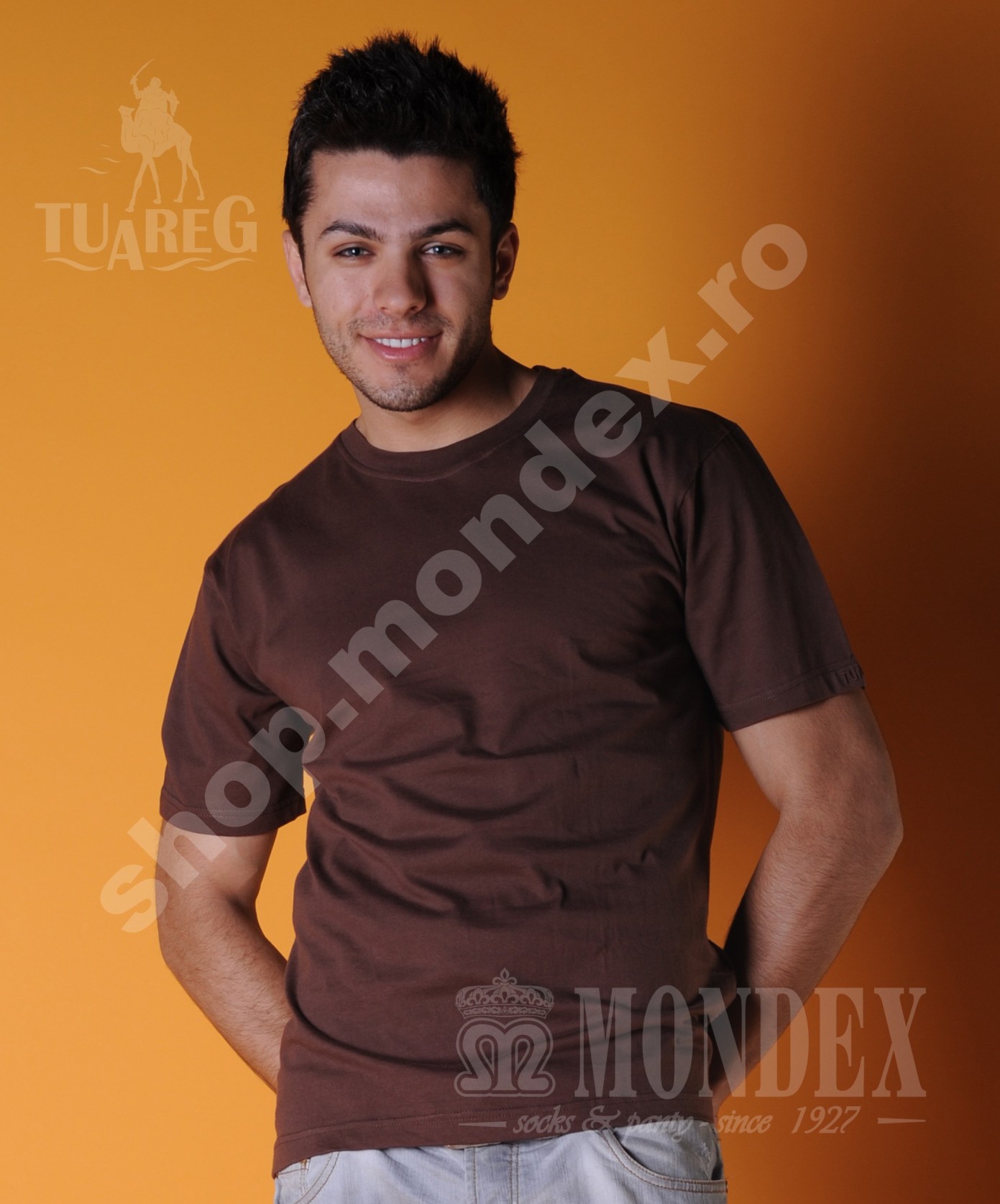 Tricou cu maneca scurta pentru barbati - 8002-1