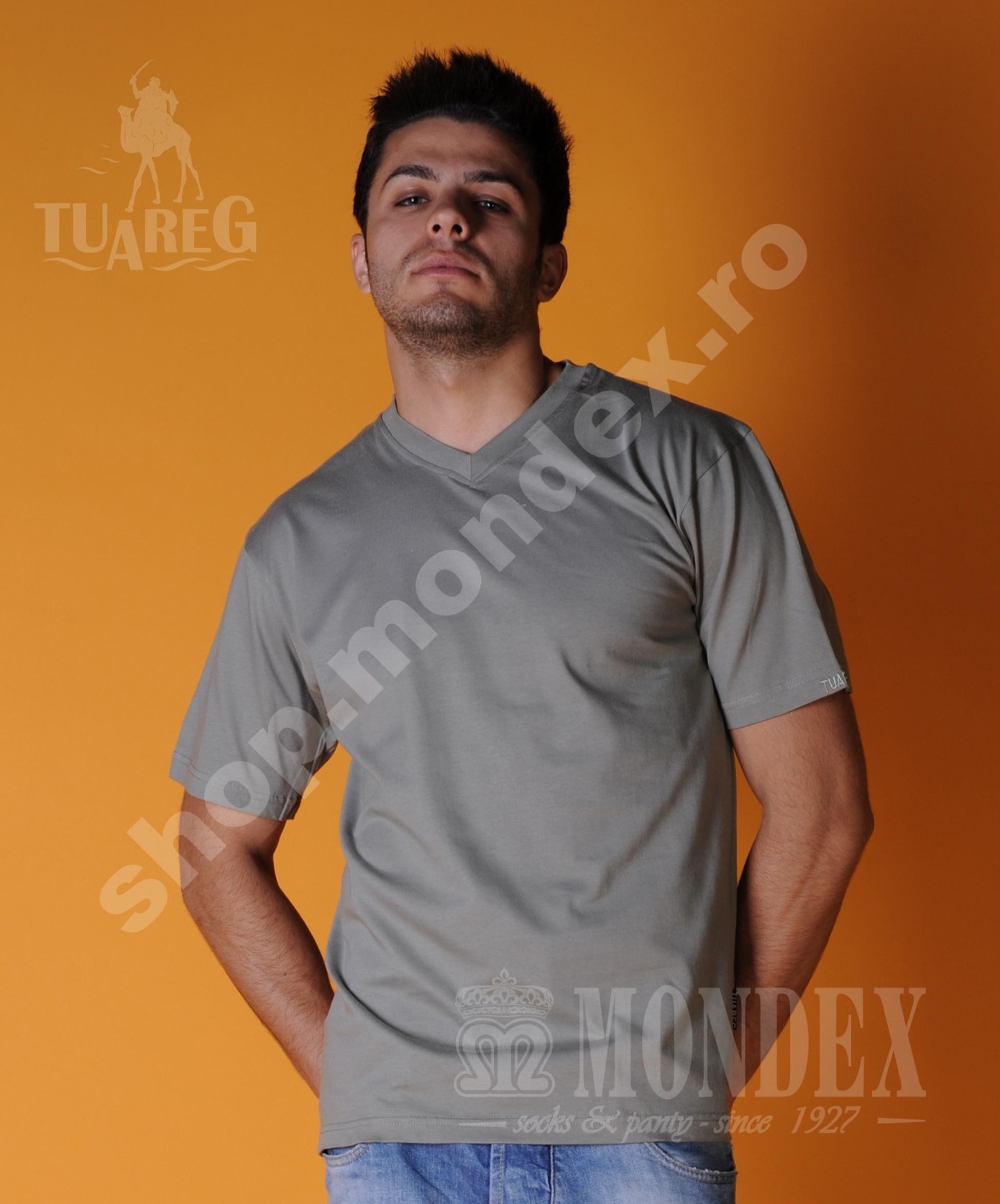 Tricou cu maneca scurta pentru barbati - 8003-1