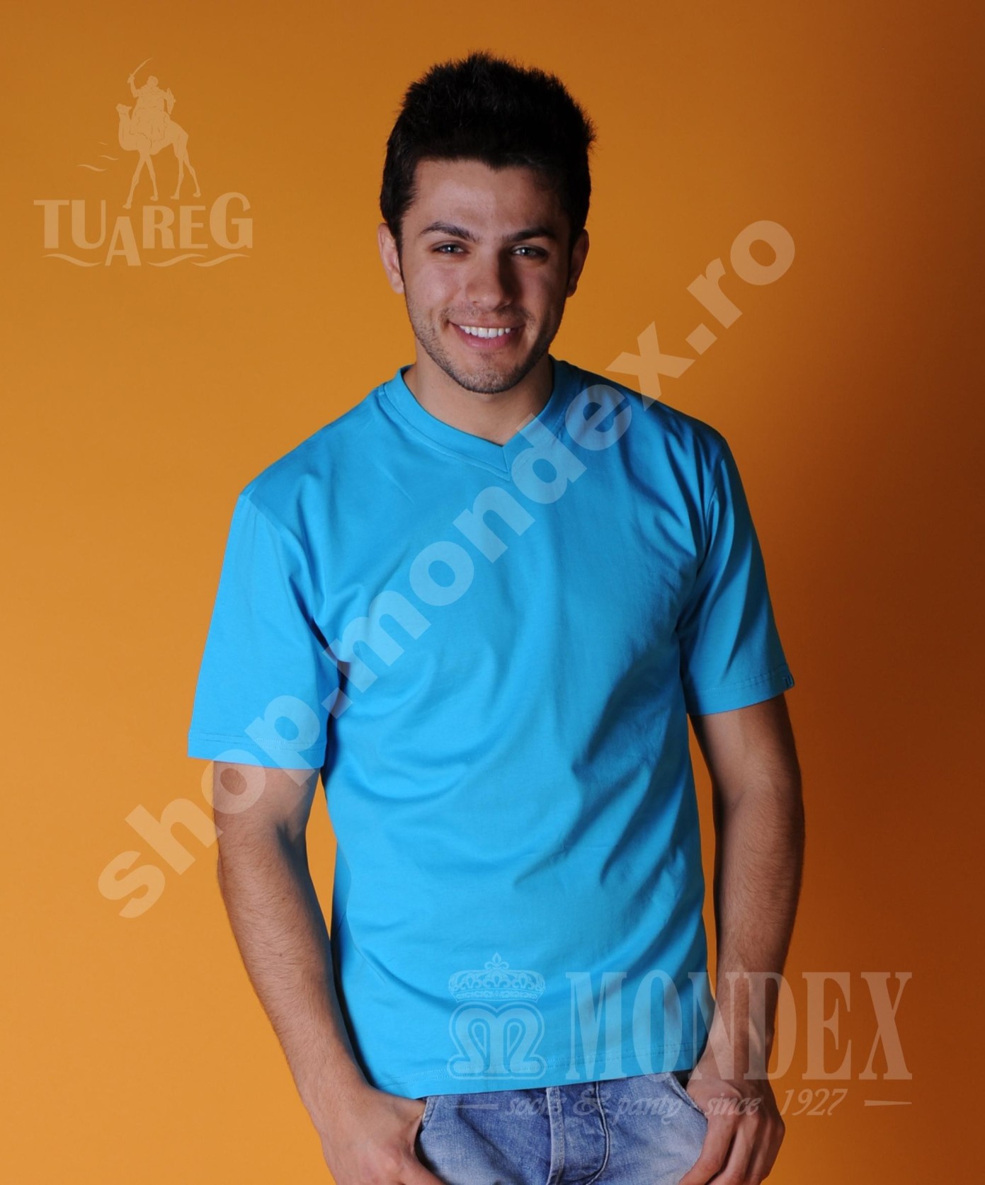 Tricou cu maneca scurta pentru barbati - 8003-1