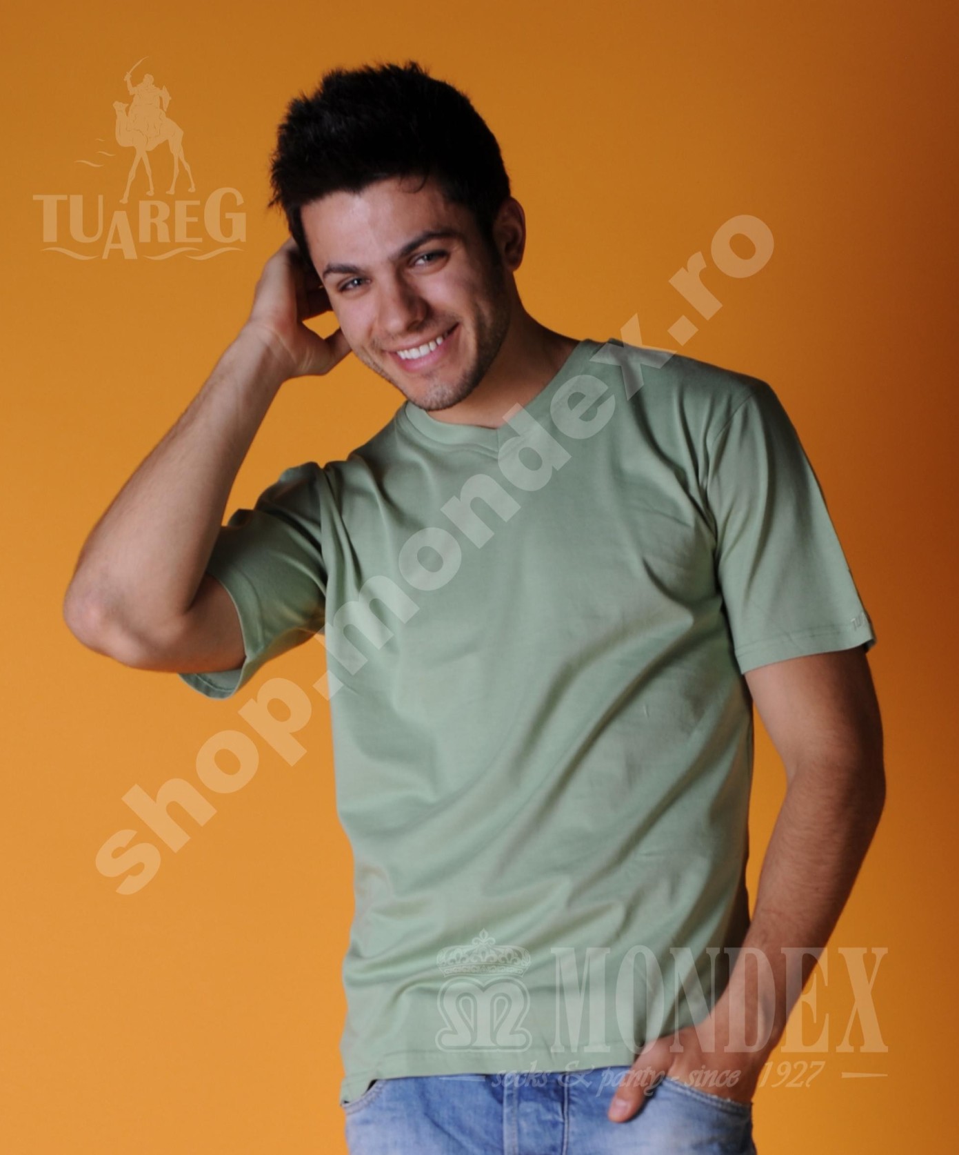 Tricou cu maneca scurta pentru barbati - 8003-1