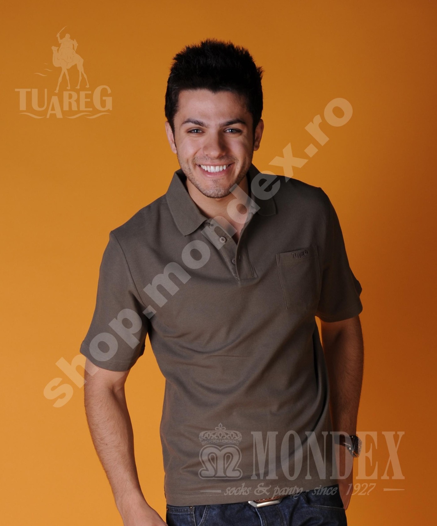 Tricou cu maneca scurta pentru barbati - 8200-1