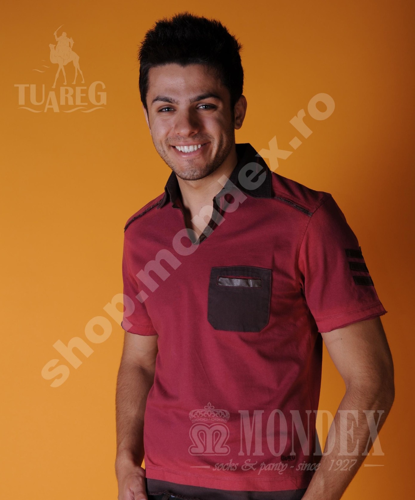 Tricou cu maneca scurta pentru barbati - 8202-1