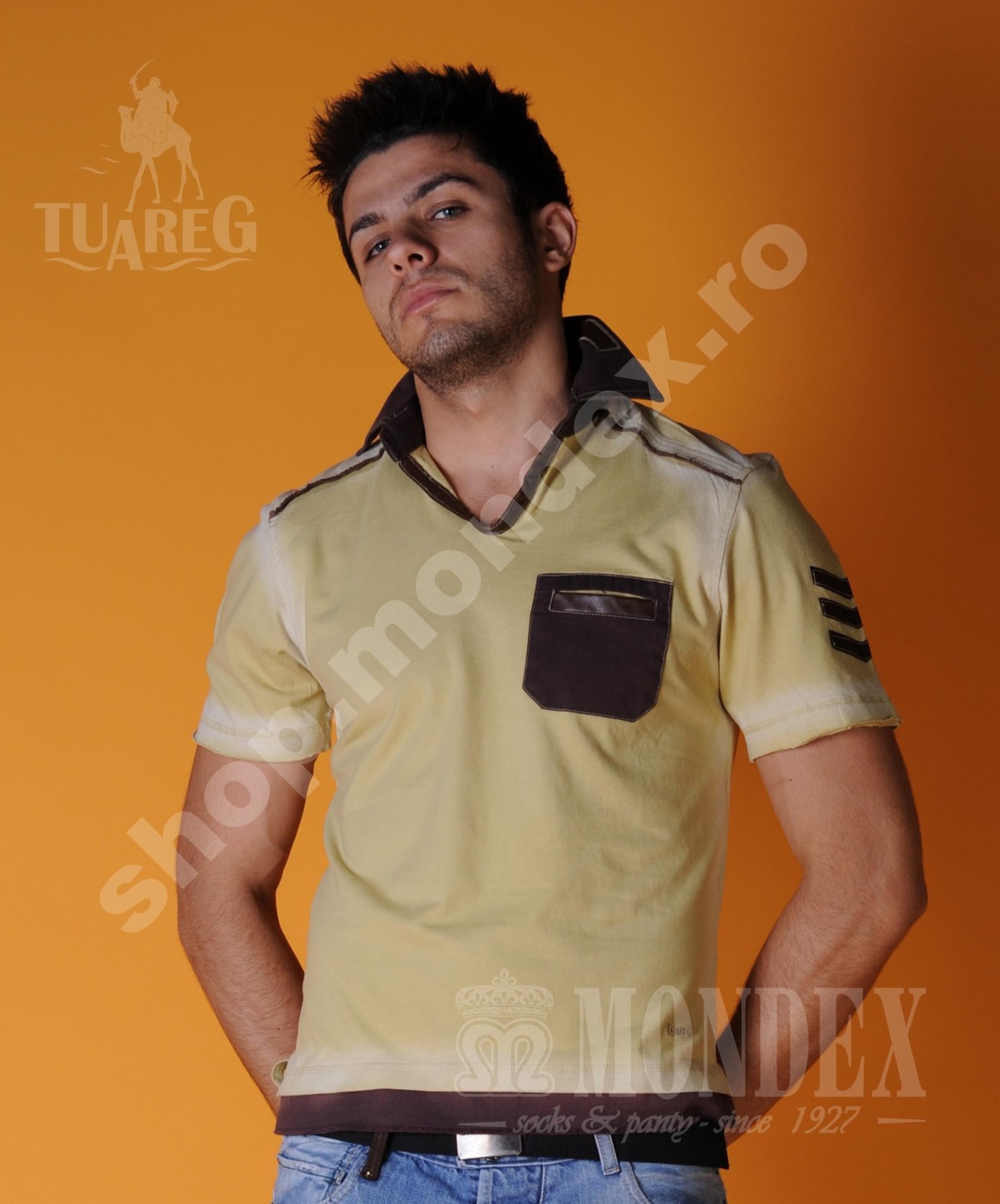 Tricou cu maneca scurta pentru barbati - 8202-1