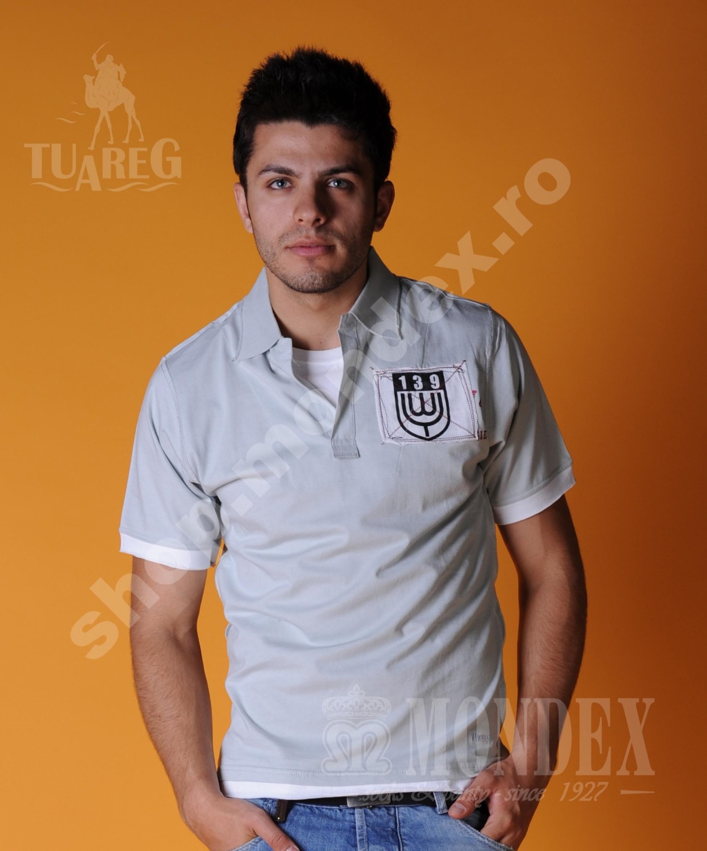 Tricou cu maneca scurta pentru barbati - 8203-1