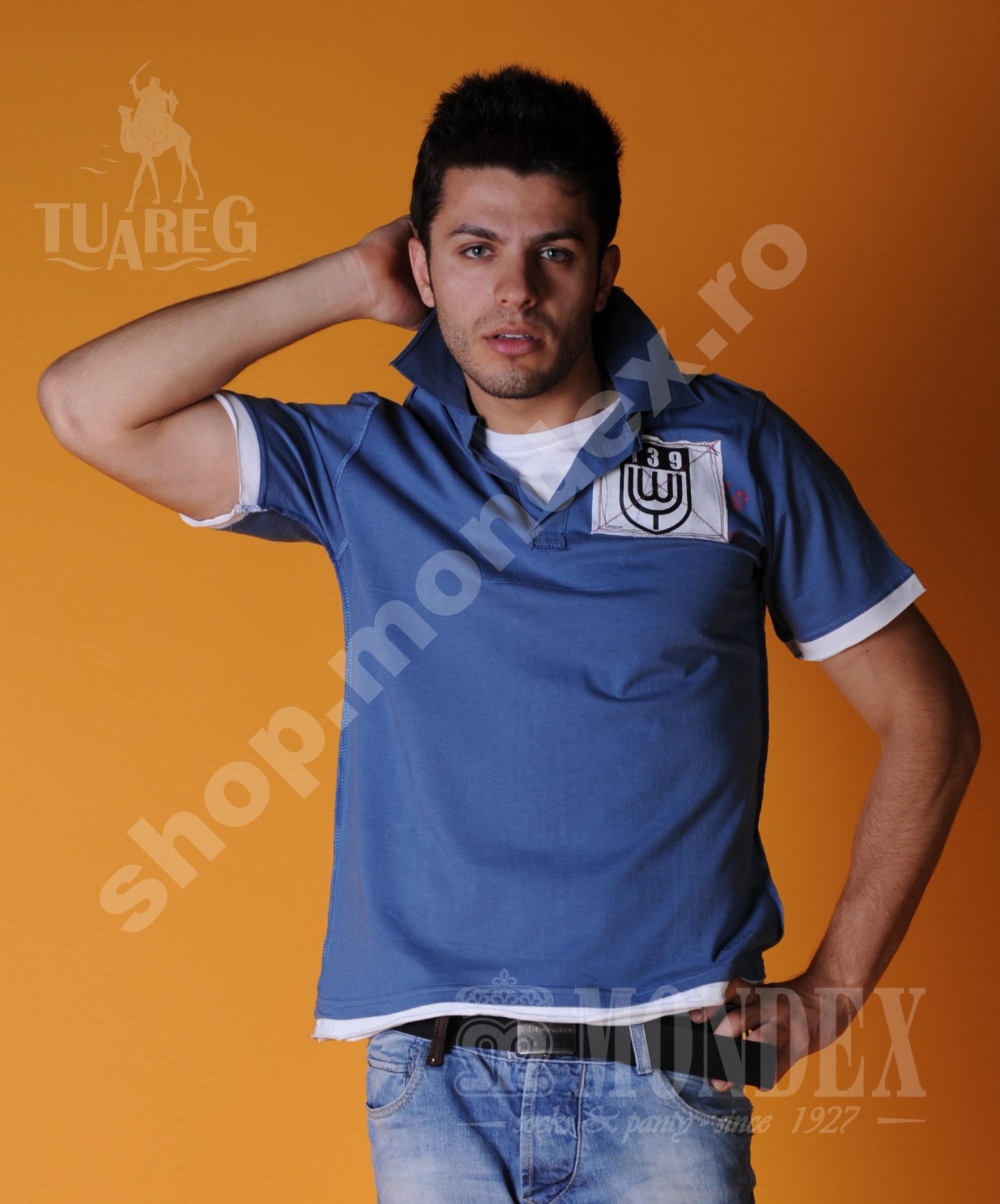 Tricou cu maneca scurta pentru barbati - 8203-1