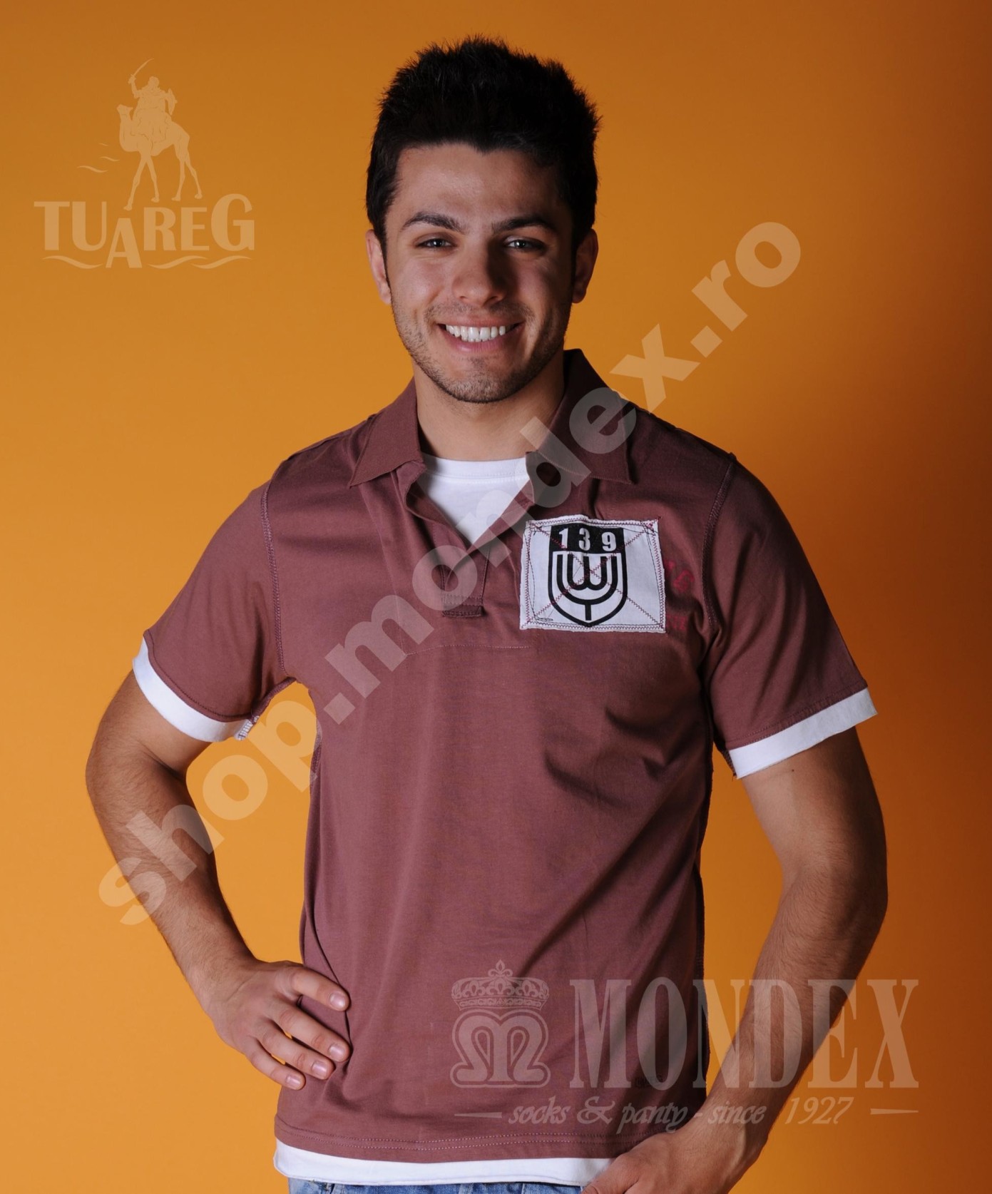 Tricou cu maneca scurta pentru barbati - 8203-1