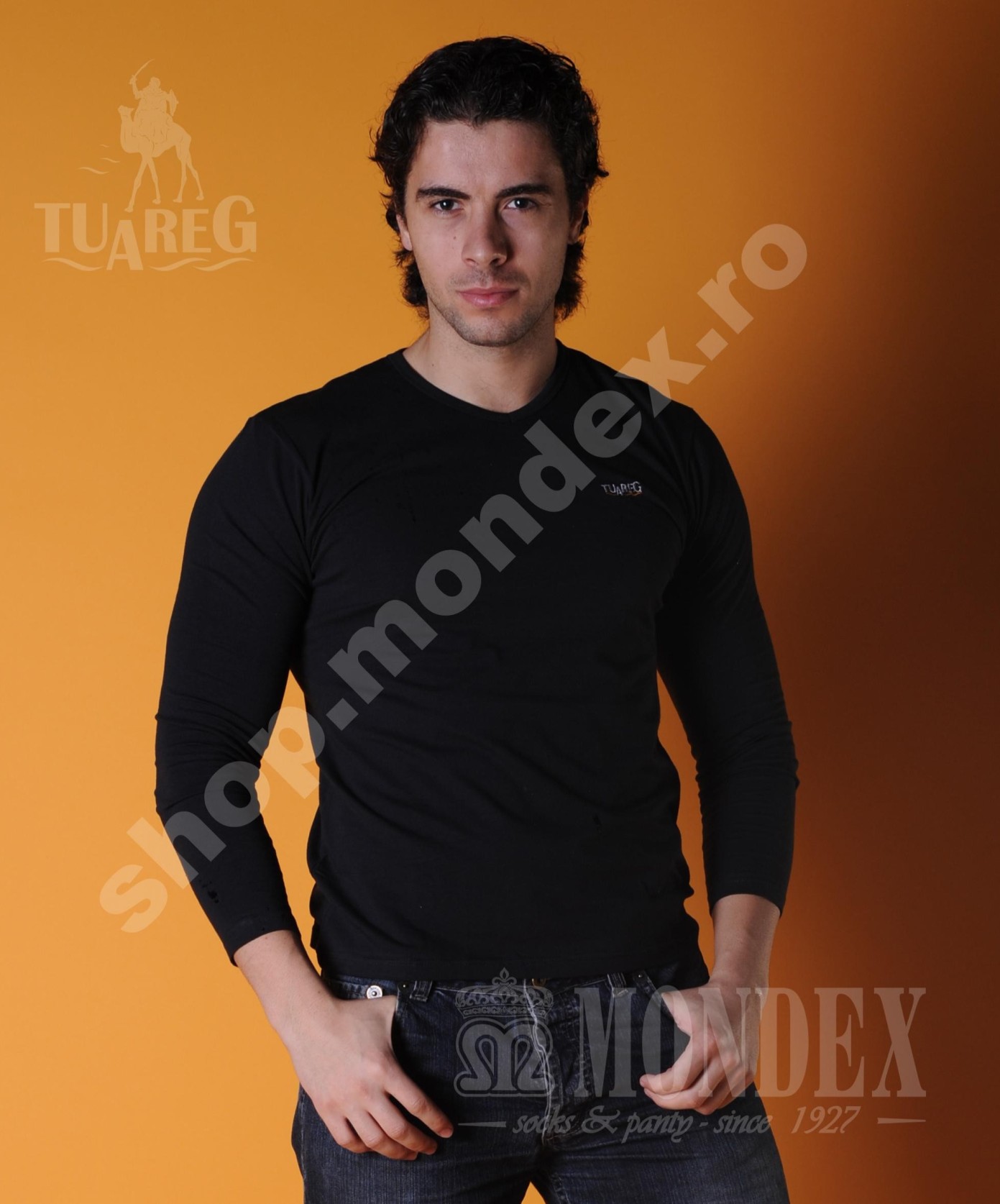 Tricou cu maneca lunga pentru barbati - 8253-1