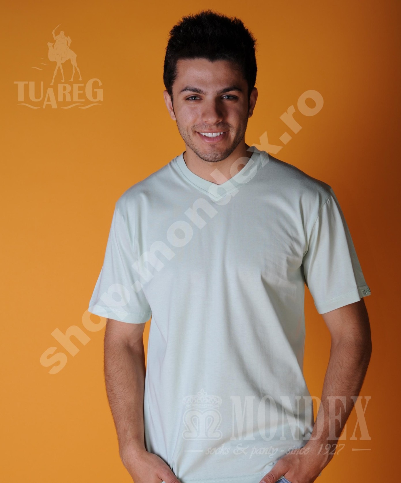 Tricou cu maneca scurta pentru barbati - 8003-1