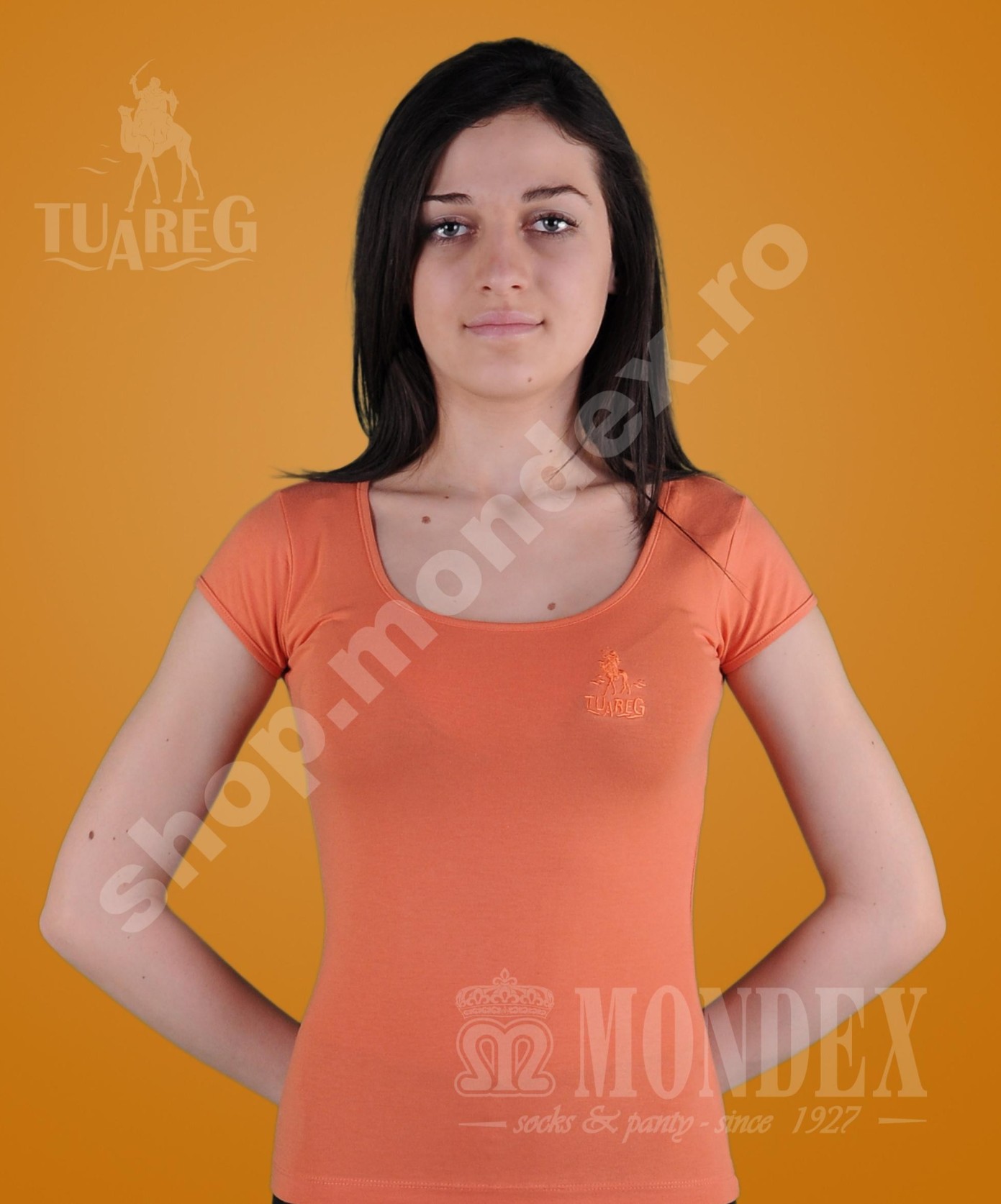 Tricou cu maneca scurta pentru femei - 7006-1