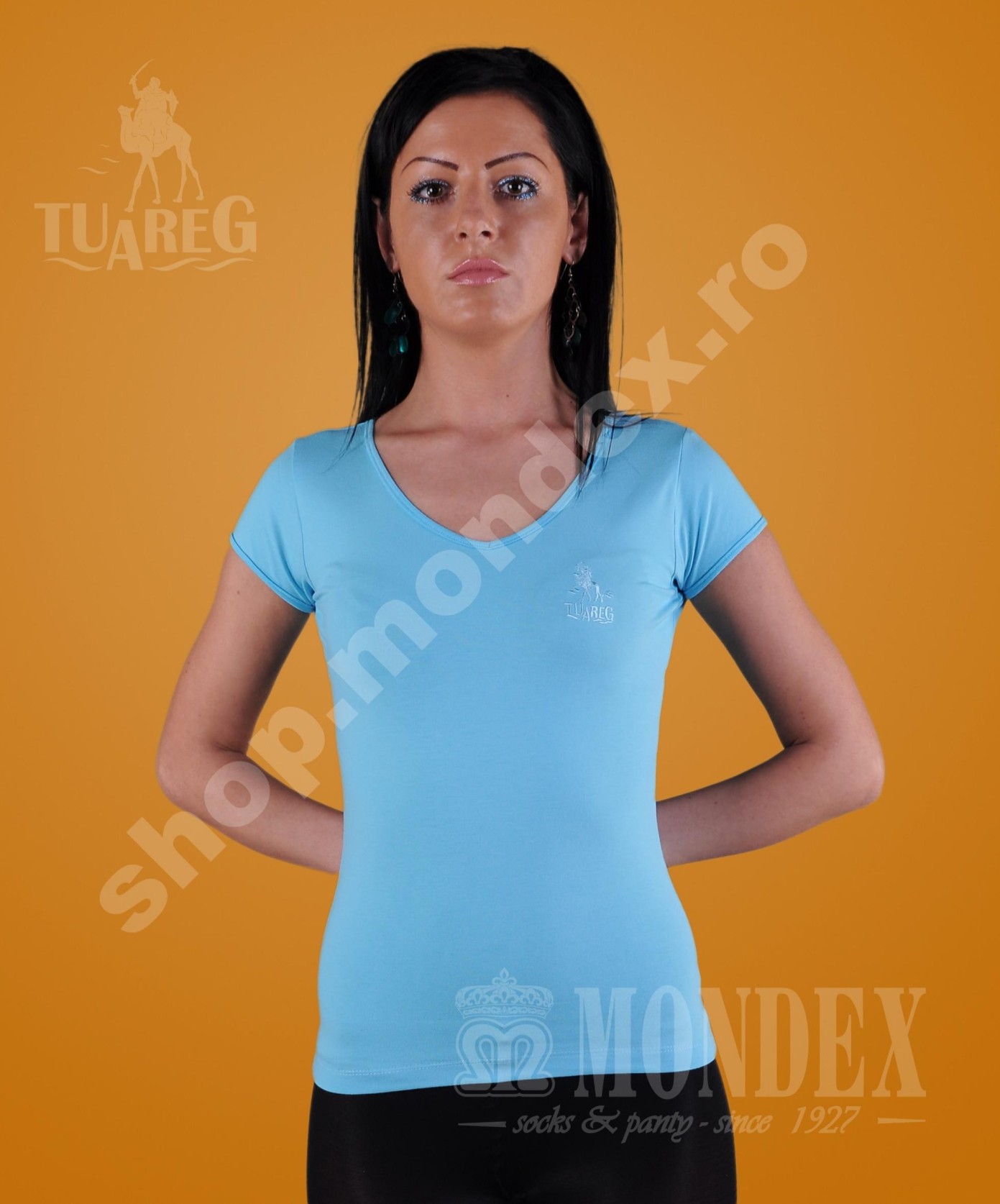 Tricou cu maneca scurta pentru femei - 7007-1