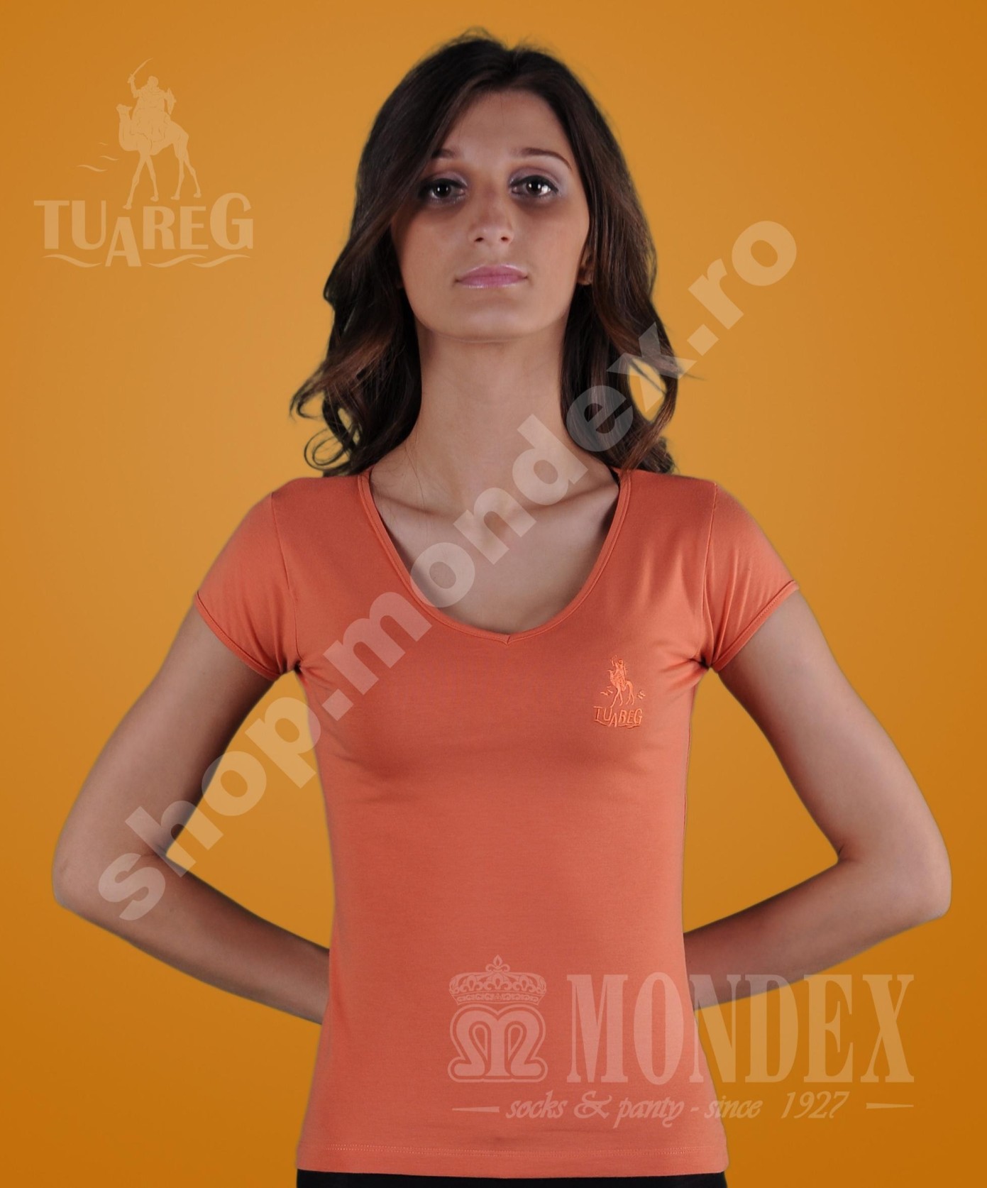 Tricou cu maneca scurta pentru femei - 7007-1