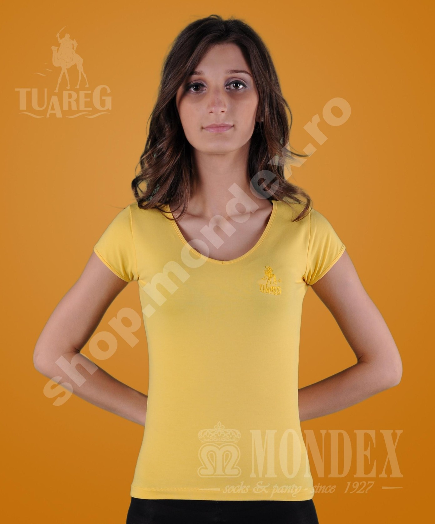 Tricou cu maneca scurta pentru femei - 7007-1