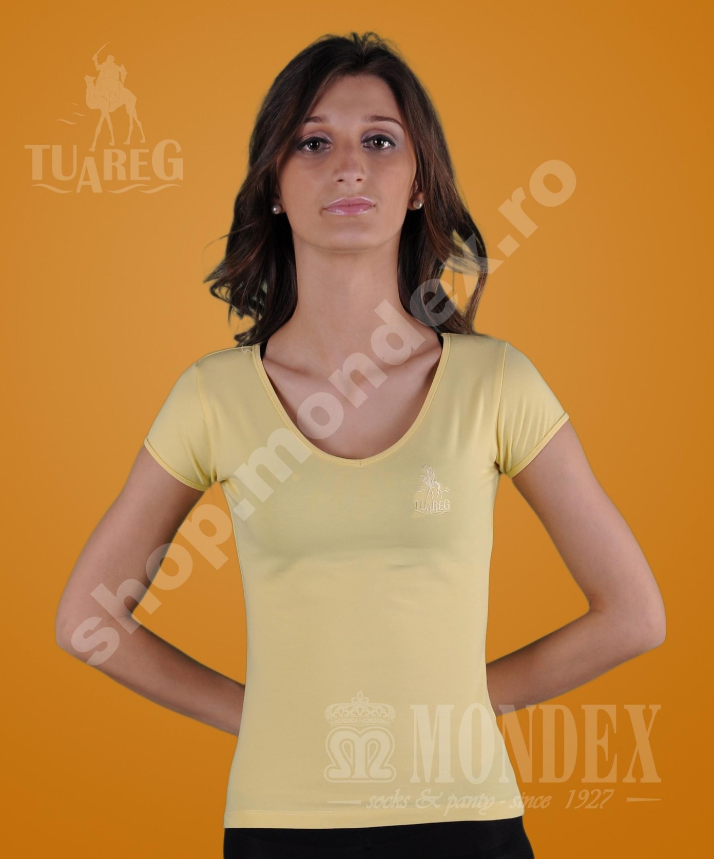 Tricou cu maneca scurta pentru femei - 7007-1