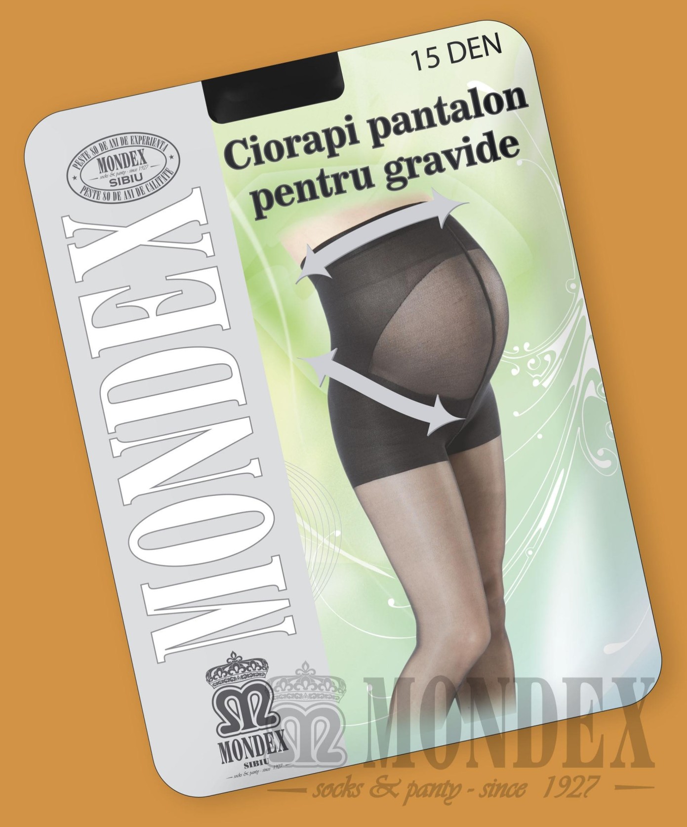 Ciorapi pantalon pentru gravide, 15 den - 988-1