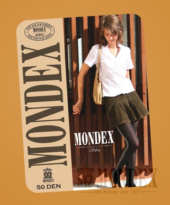Ciorapi pantalon elasticizati cu model, 50 den - 902-1