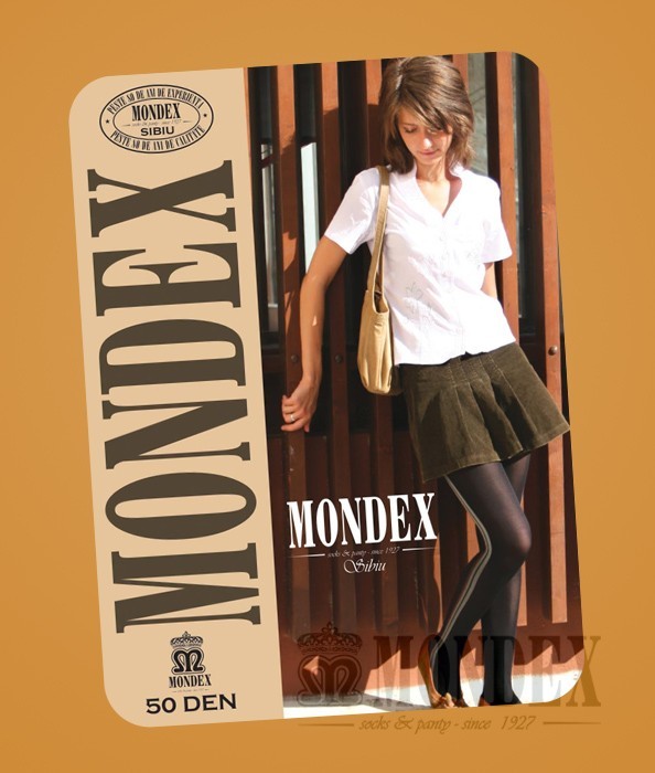 Ciorapi pantalon elasticizati cu model, 50 den - 902-1