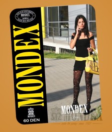 Ciorapi pantalon elasticizati cu model, 60 den - 922-1