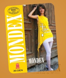 Ciorapi pantalon elasticizati cu model, 30 den - 924-1
