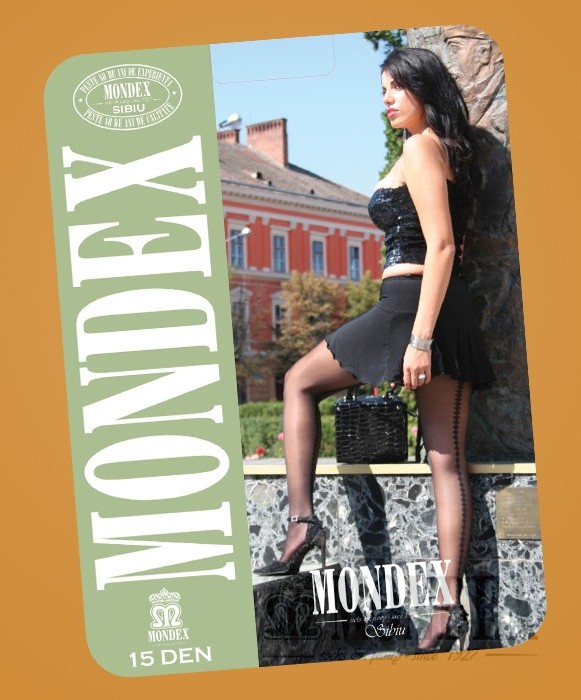 Ciorapi pantalon elasticizati cu model, 15 den - 936-1