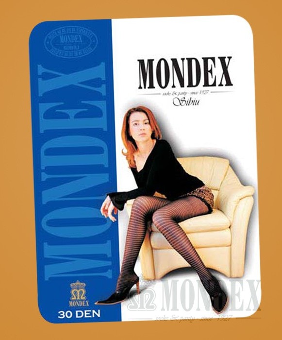 Ciorapi pantalon elasticizati cu model, 30 den - 958-1