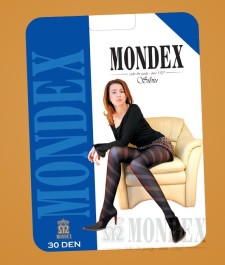 Ciorapi pantalon elasticizati cu model, 30 den - 959-1