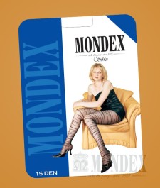 Ciorapi pantalon elasticizati cu model, 15 den - 969-1