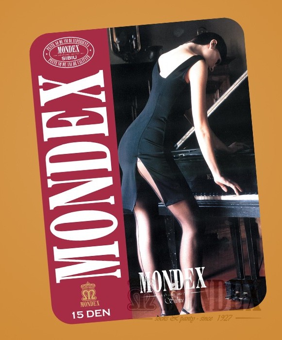 Ciorapi pantalon elasticizati cu model, 15 den - 998-1