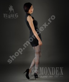 Ciorapi pantalon elasticizati cu model, 30 den - 901-1