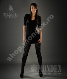 Ciorapi pantalon elasticizati cu model, 50 den - 920-1