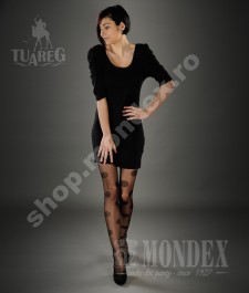 Ciorapi pantalon elasticizati cu model, 15 den - 948-1